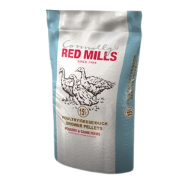 Connolly’s RED MILLS 15% Poultry Geese Duck Growers Pellets