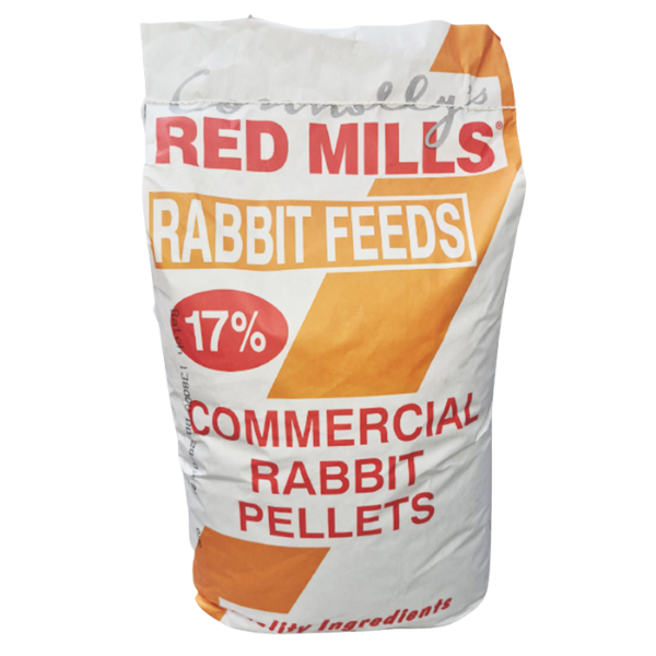 Commercial rabbit pellets